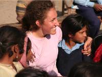 Student on a Service Learning project in Nepal |  <i>Ian Williams</i>