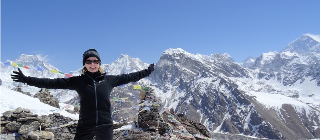 Standing at 5400 metres | Pamela Lynch